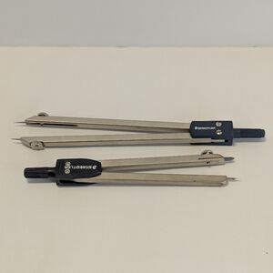 Lot of 2 Staedtler Compass Tools Drawing Drafting